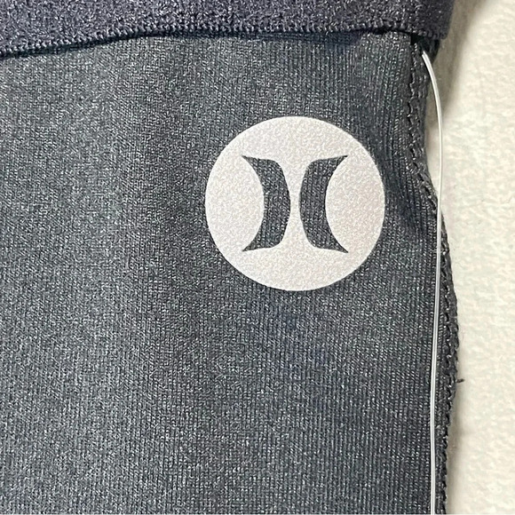 New Hurley Nike Dri-Fit Black Crop Legging Women size XS - Picture 8 of 10